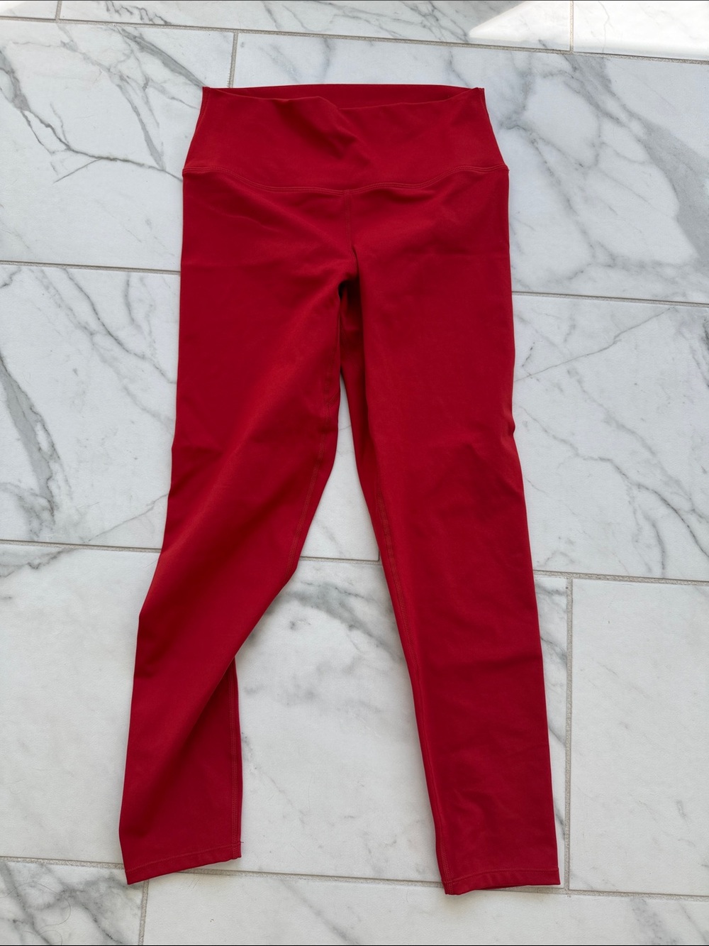 Varley Red High-Waist Leggings